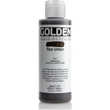 Golden Fluid Acrylic 118 Ml Seri 1 Raw Umber