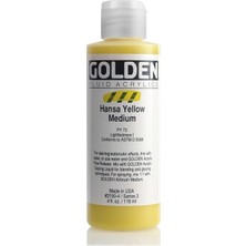 Golden Fluid Acrylic 118 Ml Seri 3 Hansa Yellow Medium