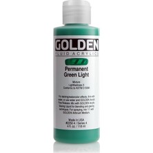 Golden Fluid Acrylic 118 Ml Seri 4 Permanent Green Light