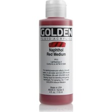 Golden Fluid Acrylic 118 Ml Seri 5 Naphthol Red Medium