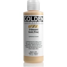 Golden Fluid Acrylic 118 Ml Seri 6 iridescent Gold
