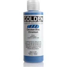 Golden Fluid Acrylic 118 Ml Seri 7 Cerulean Blue Chromium