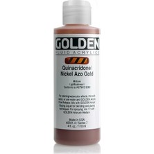 Golden Fluid Acrylic 118 Ml Seri 7 Quinacridone Nickel Azo Gold