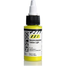 Golden High Flow Acrylic 30 Ml Seri 3 Benzimidazolone Yellow Light