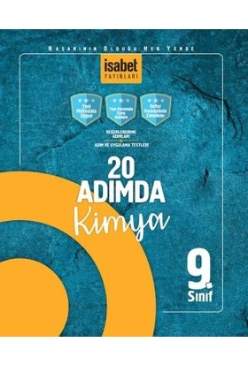 İsabet Yayınları 9. Sınıf 20 Adımda Kimya