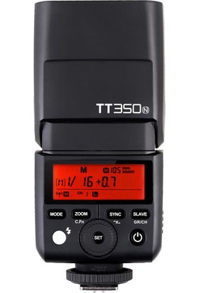 Godox TT350N Nikon TTL Uyumlu Flaş