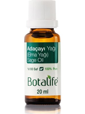 Botalife %100 saf Adaçayı (Elma) Yağı 20ml (salvia officinalis)