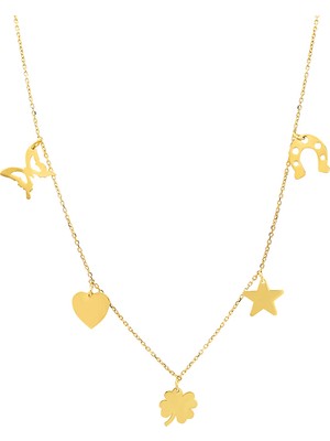 Glorria Altın Şans Kolye Sv0014