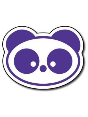 Areksan Small Eyes Panda Sticker 13 cm