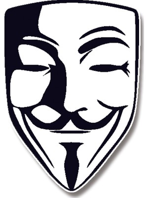 Areksan Guy Fawkes Sticker 10 cm