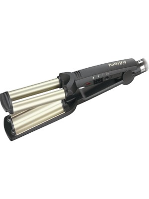 BaByliss Easy Waves 200 Derece 3 Isı Ayarlı Titanyum Seramik Kaplama Su Dalgası Wag Saç Maşası Siyah C260E