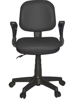 Türksit Kozmo Lux Kollu Çalışma Koltuğu Kumaş Siyah
