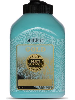 Artdeco Gold Multi Surface Saten Akrilik Boya 500ml 279 Gökyüzü Mavi