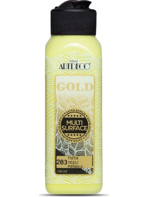 Artdeco Gold Multi Surface Satin Akrilik Boya 140ml 283 Fıstık Yeşili