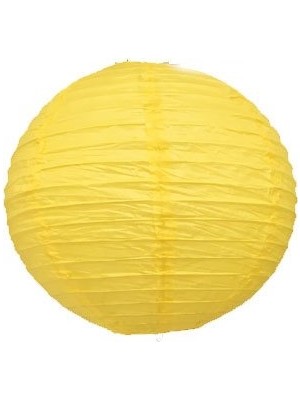 Hobiniyarat Dekoratif Kağıt Fener 25 Cm Sarı
