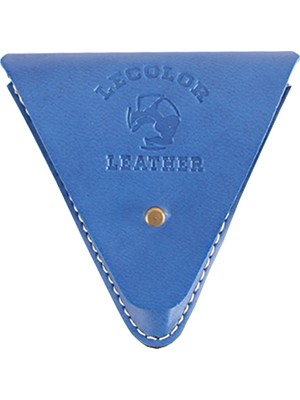 Le Color Leather Coin Case Blue