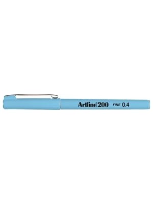 Artline Fineliner İnce Uçlu Keçeli Kalem 0,4 Açık Mavi