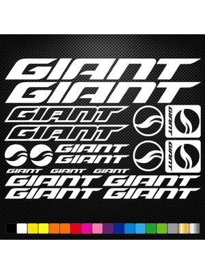 Sticker Master Giant Bisiklet Sticker Set Etiket Oto Motor Pc Etiket