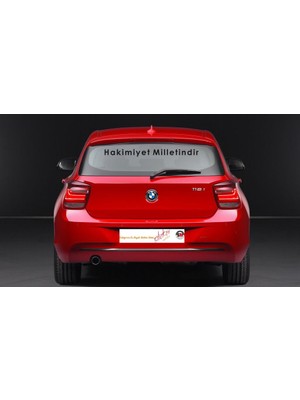 Sticker Master Hakimiyet Milletindir Sticker Oto Motor Pc Etiket