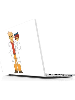 Sticker Master Pokemon Professor Oak Laptop Sticker Oto Motor Pc Etiket
