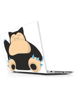 Sticker Master Pokemon Snorlax Laptop Sticker Oto Motor Pc Etiket