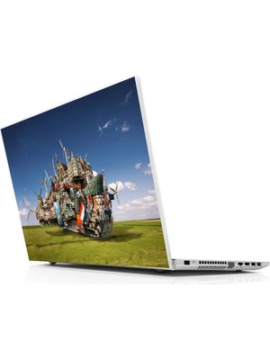 Sticker Master Amsterdam 3D Laptop Sticker Oto Motor Pc Etiket