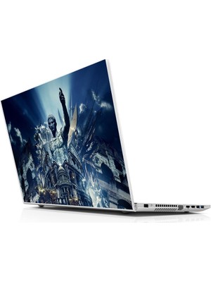 Sticker Master Kayıp Şehir Laptop Sticker Oto Motor Pc Etiket