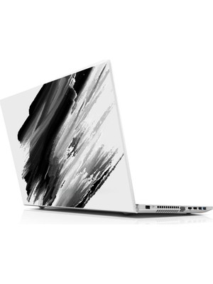 Sticker Master Siyah Leke Laptop Sticker 14 İnç (26 x 35 cm) Oto Motor Pc Etiket