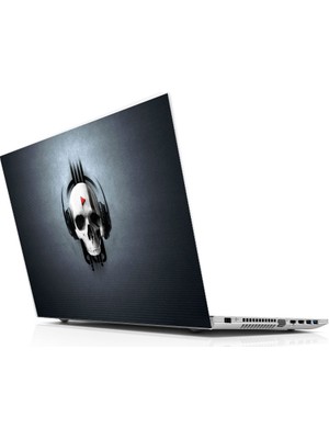 Sticker Master Skull Music Laptop Sticker Oto Motor Pc Etiket