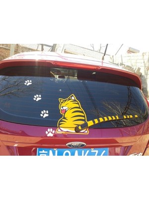 Sticker Master Kedi Silecek Sticker Oto Motor Pc Etiket