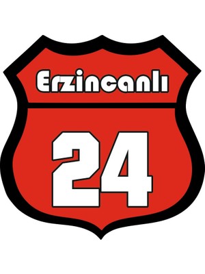 Sticker Master Erzincanlı 24 Oto Sticker Oto Motor Pc Etiket