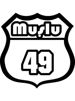 Sticker Master Muşlu 49 Sticker Oto Motor Pc Etiket