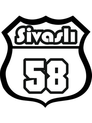 Sticker Master Sivaslı 58 Sticker Oto Motor Pc Etiket