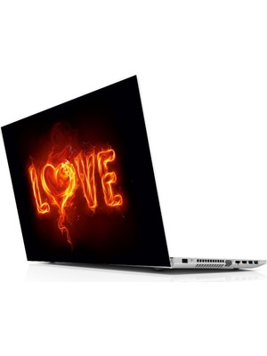 Sticker Master Love Flame Laptop Sticker Oto Motor Pc Etiket