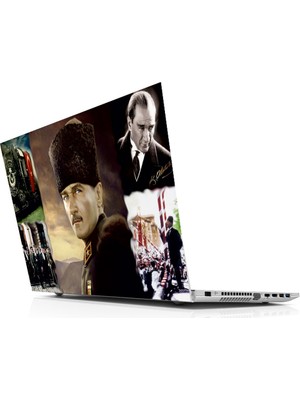Sticker Master Atatürk Laptop Sticker Oto Motor Pc Etiket