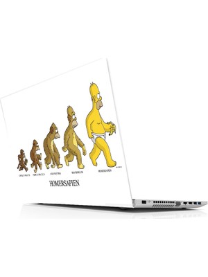 Sticker Master Homersapien Laptop Sticker Oto Motor Pc Etiket