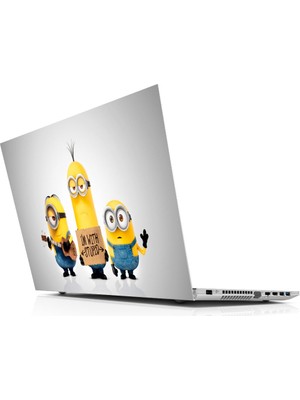 Sticker Master Minions Laptop 3 Sticker Oto Motor Pc Etiket