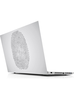 Sticker Master Code Parmak İzi Laptop Sticker 10 İnç (19 x 25 cm) Oto Motor Pc Etiket