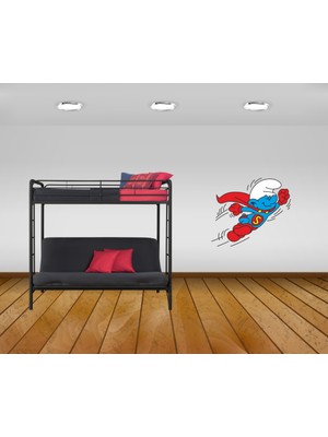 Sticker Master Süper Şirin Çocuk Odası Sticker Oto Motor Pc Etiket