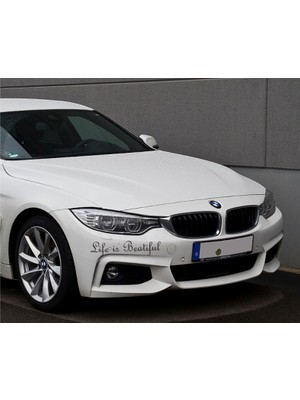 Sticker Master Life is Beatiful Sticker Oto Motor Pc Etiket