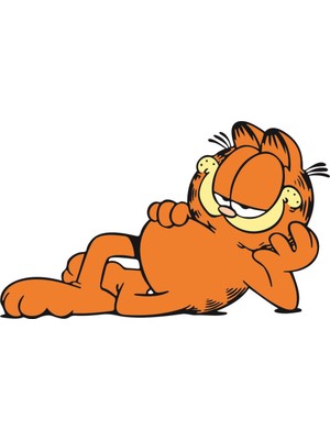 Sticker Master Garfield Sticker Oto Motor Pc Etiket