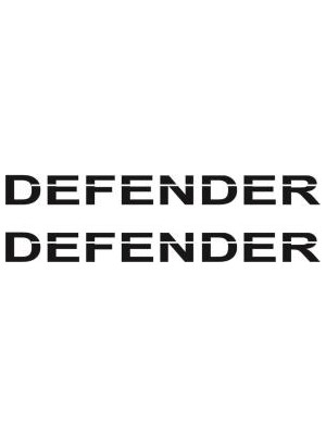 Sticker Master Defender Yazı Sticker Set Oto Motor Pc Etiket