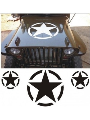 Sticker Master Army Jeep Sticker Set Oto Motor Pc Etiket