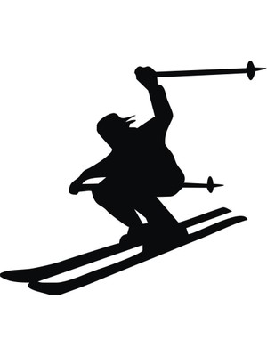 Sticker Master Kayakçı Sticker Oto Motor Pc Etiket