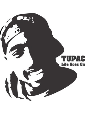 Sticker Master Tupac Sticker Oto Motor Pc Etiket
