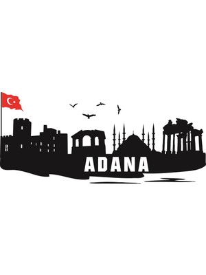 Sticker Master Adana Siluet Sticker Oto Motor Pc Etiket