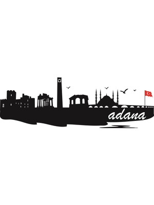 Sticker Master Adana Siluet Sticker 2 Oto Motor Pc Etiket