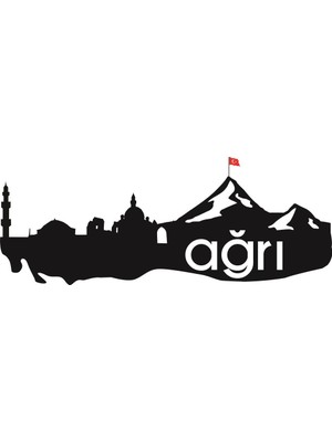 Sticker Masters Ağrı Siluet Duvar Sticker