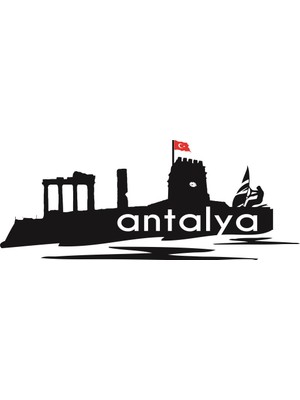 Sticker Master Antalya Siluet Duvar Sticker Oto Motor Pc Etiket