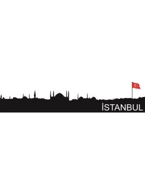 Sticker Masters İstanbul Siluet Duvar Sticker 4